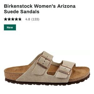 🤭 Birkenstock Arizona suede sandals